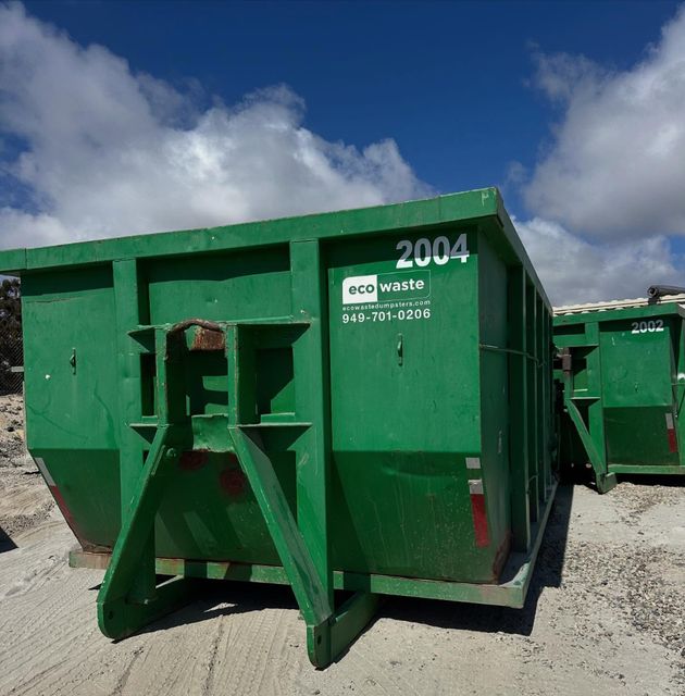 Eco Waste green roll-off dumpsters
